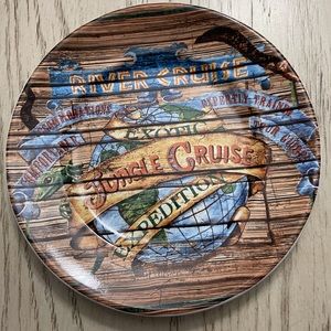 Jungle Cruise River Expedition Disney Theme Park Ride RARE Collector Snack Plate